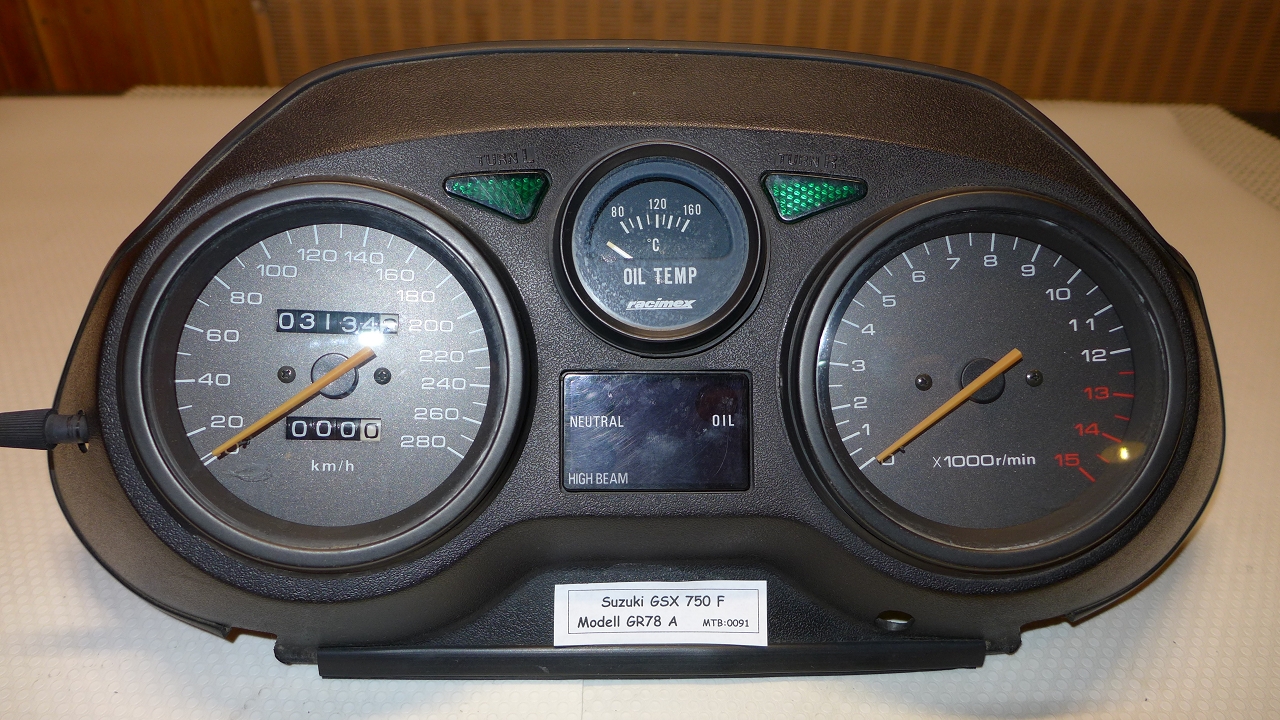 Tacho Instrumente Gehäuse GSX750AE GSX 750 NEW&OVP Tacho Instrumente Gehäuse GSX750AE GSX 750 NEW&OVP