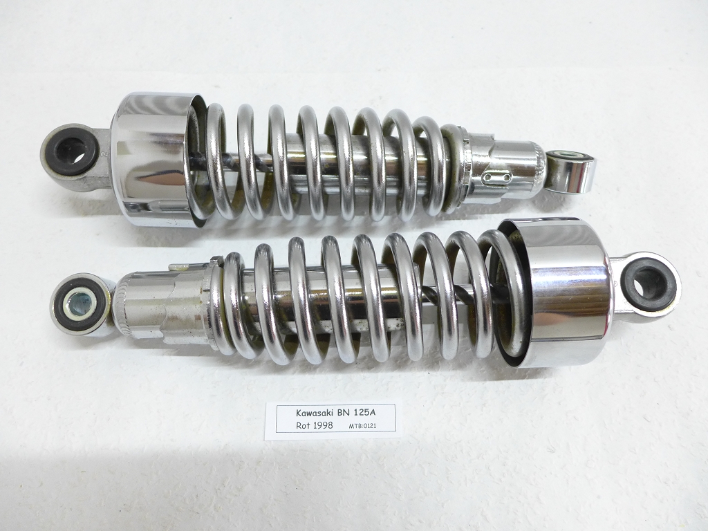 Federbeine Hinten Für Suzuki GN125 4T – Verstellbare Stoßdämpfer In Chrom, Neu & Original