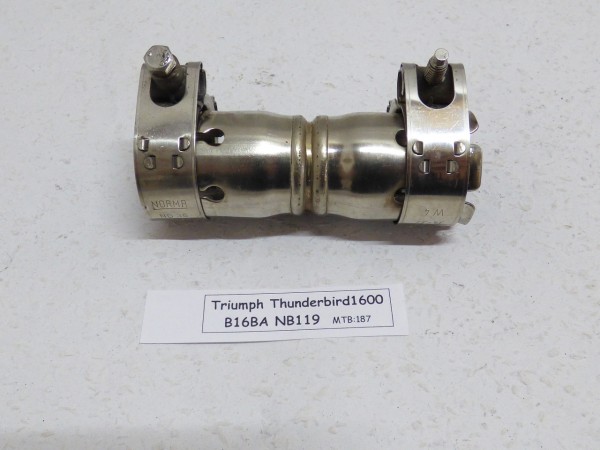 Triumph Thunderbird 1600 1700 B16BA Krümmer Mitte Zwischenstück