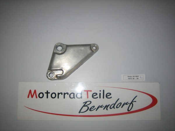 Honda CM 400T NC01 Halteplatte Fußraste vorn links