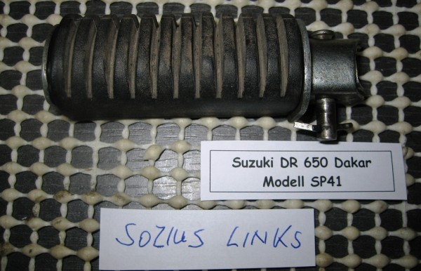 Suzuki DR 650 SP41B Fußraste Sozius links