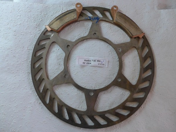 Gas Gas EC 450 FSE Bremsscheibe vorn mit Belägen