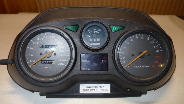 Suzuki GSX 750F GR78A Cockpit Tacho Instrumente