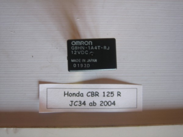 Honda CBR 125 R Relais Omron G8HN