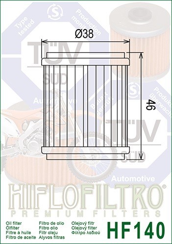 Hiflo Ölfliter HF140