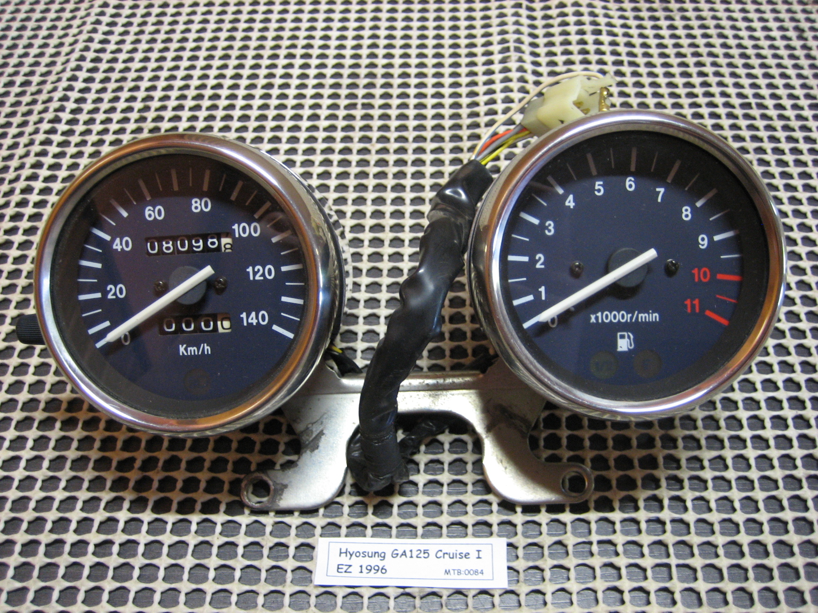 HYOSUNG GV125ccメーター デジタル/アナログ HYOSUNG GV125ccメーター デジタル/アナログ HYOSUNG GV125ccメーター