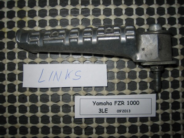 Yamaha FZR 1000 3LE Soziusraste  Alu links