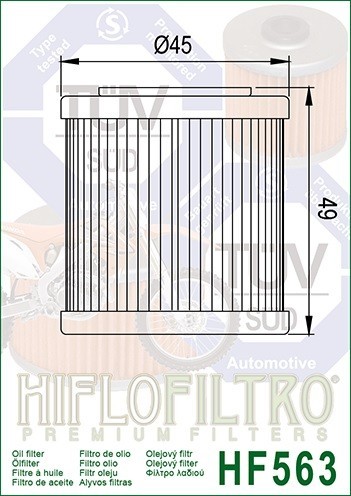 Hiflo Ölfliter HF563