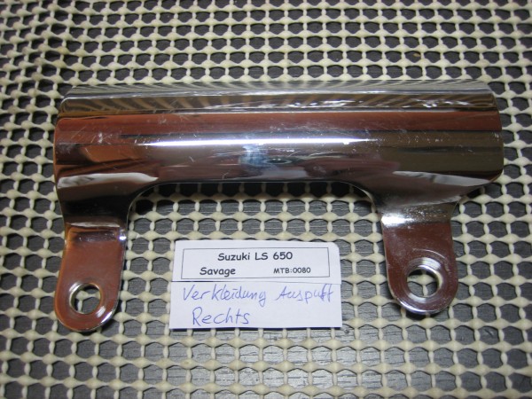Suzuki LS 650 Savage Auspuffverkleidung / Blende rechts