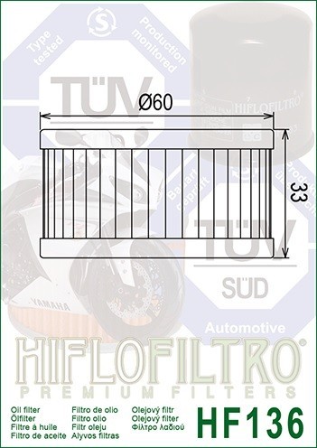 Hiflo Ölfliter HF136