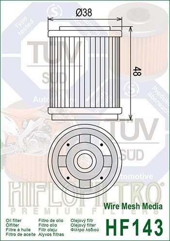 Hiflo Ölfliter HF143