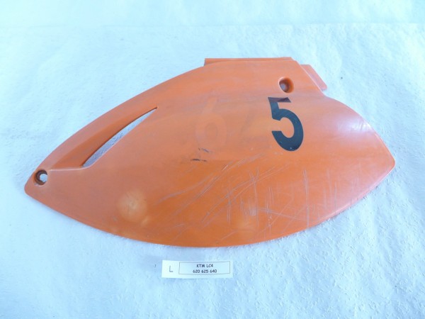 KTM LC 400 Heckverkleidung links orange