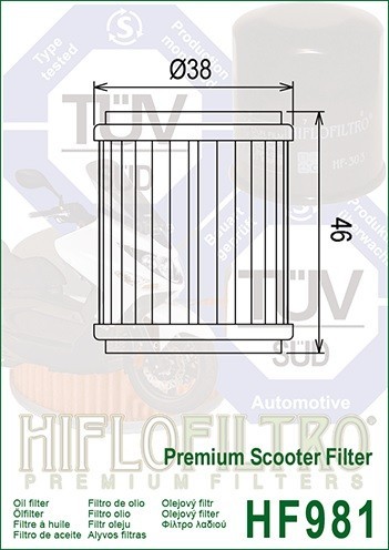 Hiflo Ölfliter HF981