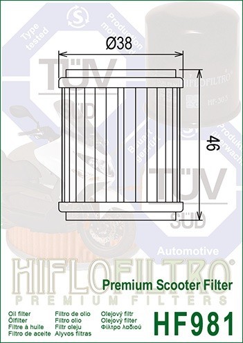 Hiflo Ölfliter HF981
