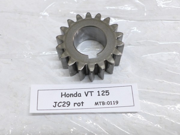 Honda VT 125 Shadow Zahnrad Kurbelwelle Kupplungskorb