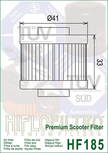 Hiflo Ölfliter HF185