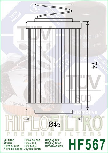 Hiflo Ölfliter HF567