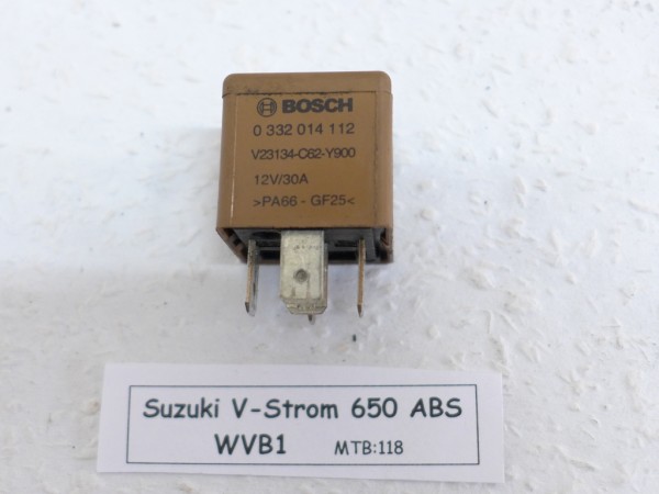 Suzuki V-Strom 650 ABS DL WVB1 Bosch Schaltrelais