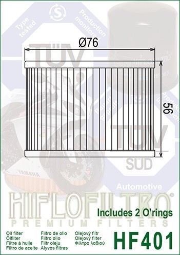 Hiflo Ölfliter HF401