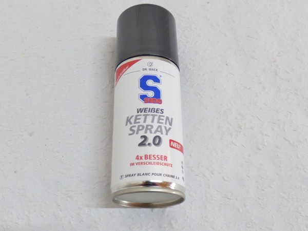 S100 Weisses Kettenspray 2.0 NEU 2019