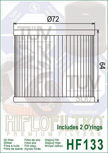 Hiflo Ölfliter HF133