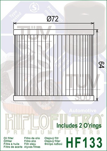 Hiflo Ölfliter HF133