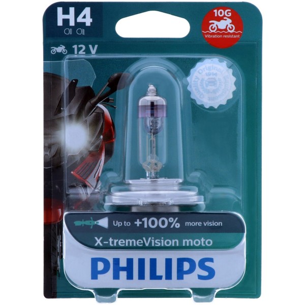 H4 PHILIPS X-tremeVision Moto