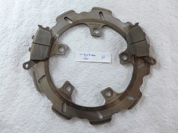 Yamaha YZF R6 RJ095 Bremsscheibe Wave hinten ~4,07mm