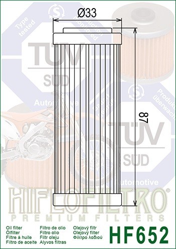 Hiflo Ölfliter HF652