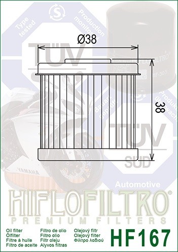 Hiflo Ölfliter HF167