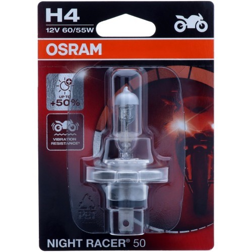 H4 OSRAM Night Racer +50