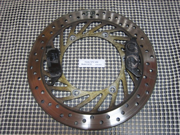 Honda NTV 650 RC33 Bremsscheibe vorn ~5,27mm  + Beläge