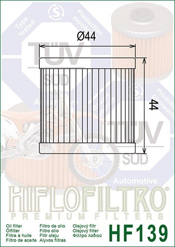 Hiflo Ölfliter HF139