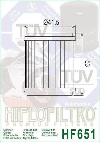 Hiflo Ölfliter HF651